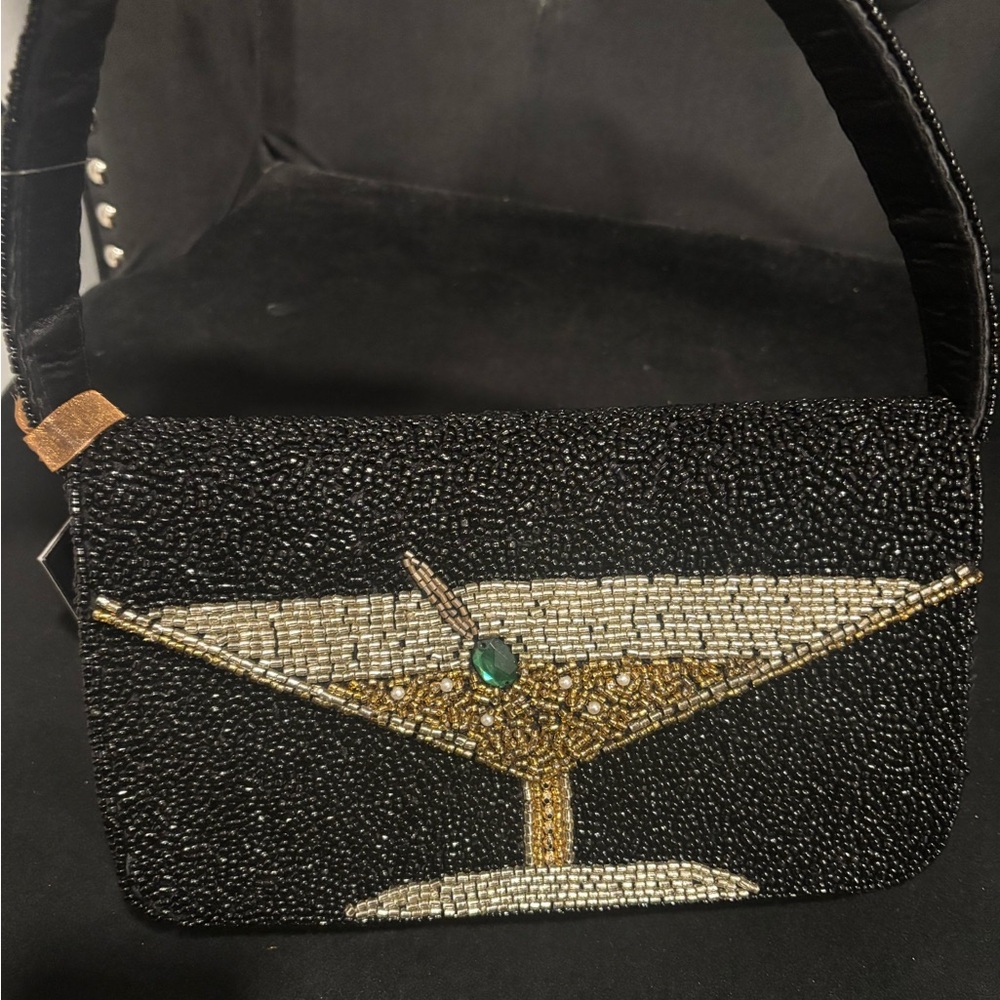 Viral beaded Martini bag
